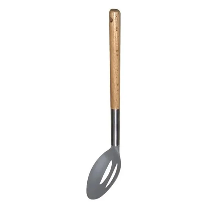 Cuchara calada Hudson de nylon y madera
