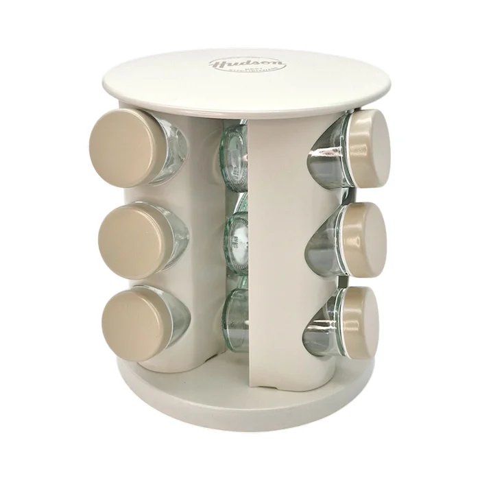Set de 12 especieros Hudson Harmony con base giratoria