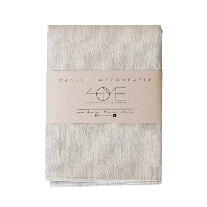 Mantel impermeable de rafia