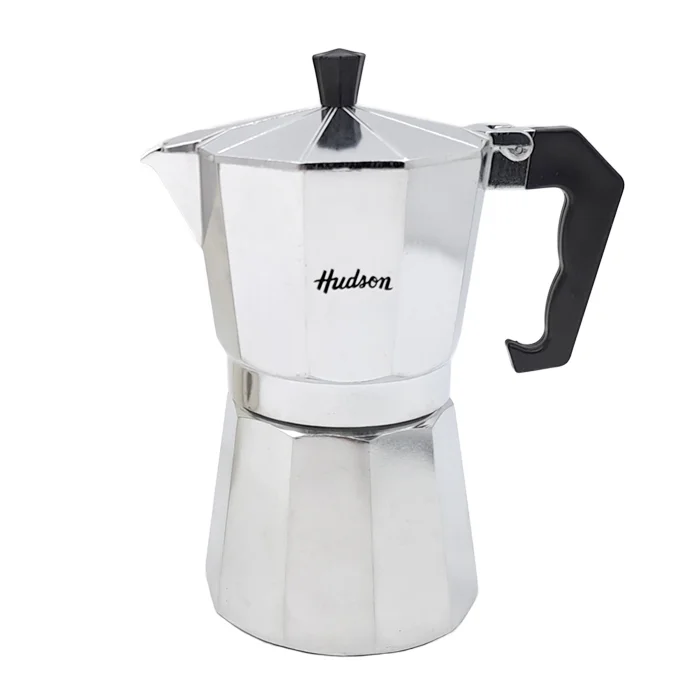 Cafetera italiana Hudson de aluminio 6 tazas
