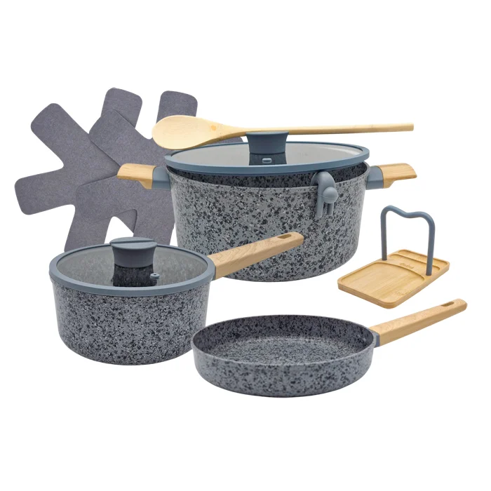 Batería Hudson Granito Stone New 5 piezas