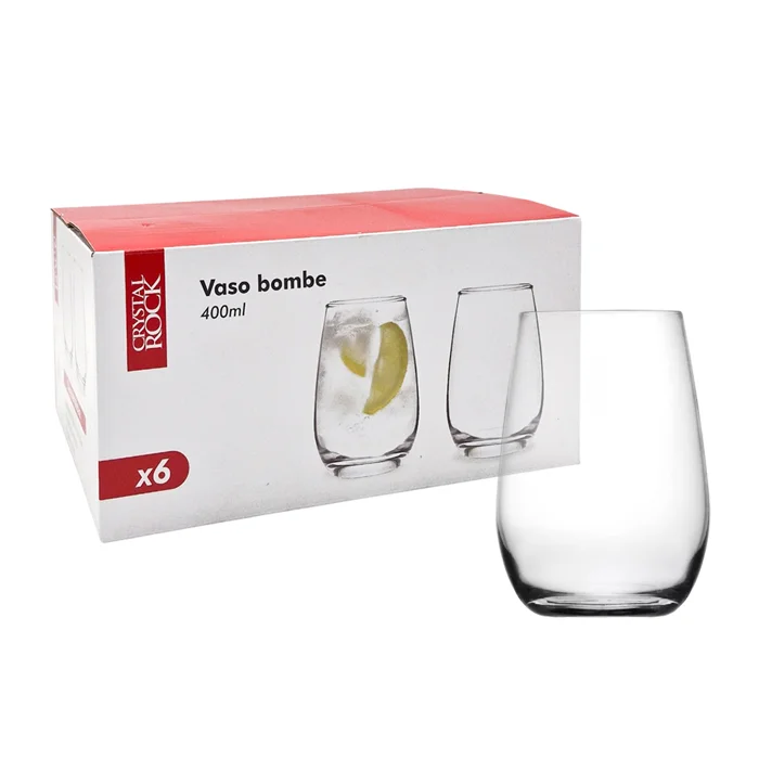 Vaso de vidrio degustación Bombé