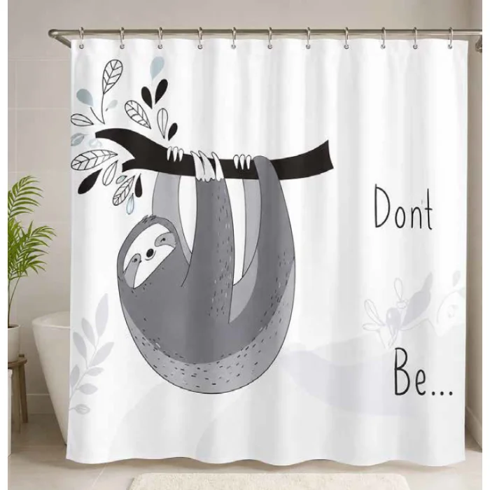 Cortina de Baño Impermeable con Estampados