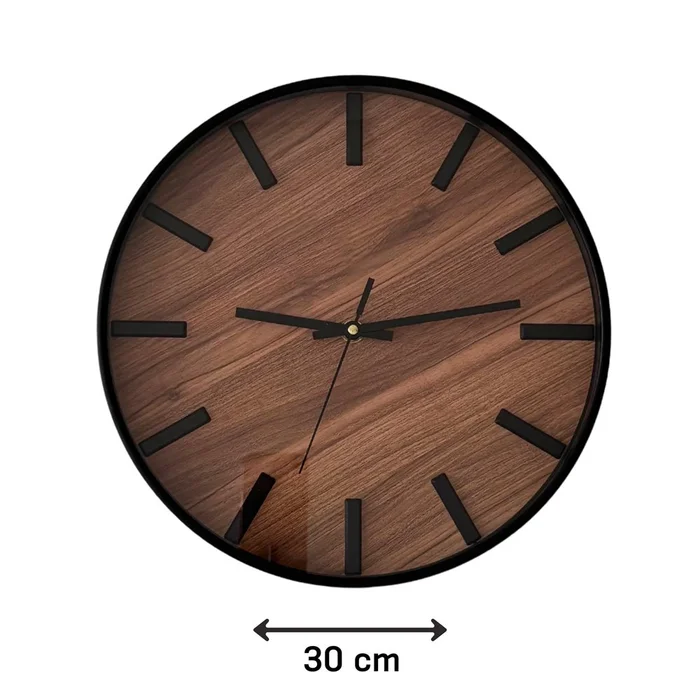 Reloj de pared de madera 30 cm